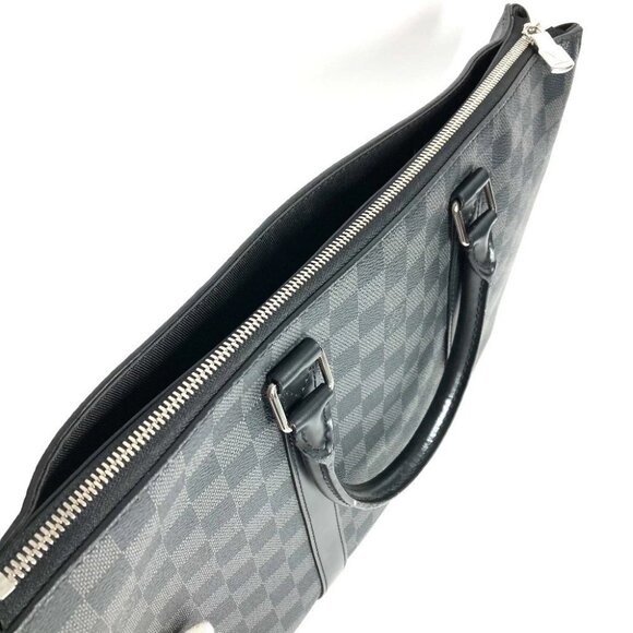 LOUIS VUITTON N40024 Damier Graphite Anton 2WAY Document Hand Bag Business bag - Picture 8 of 16